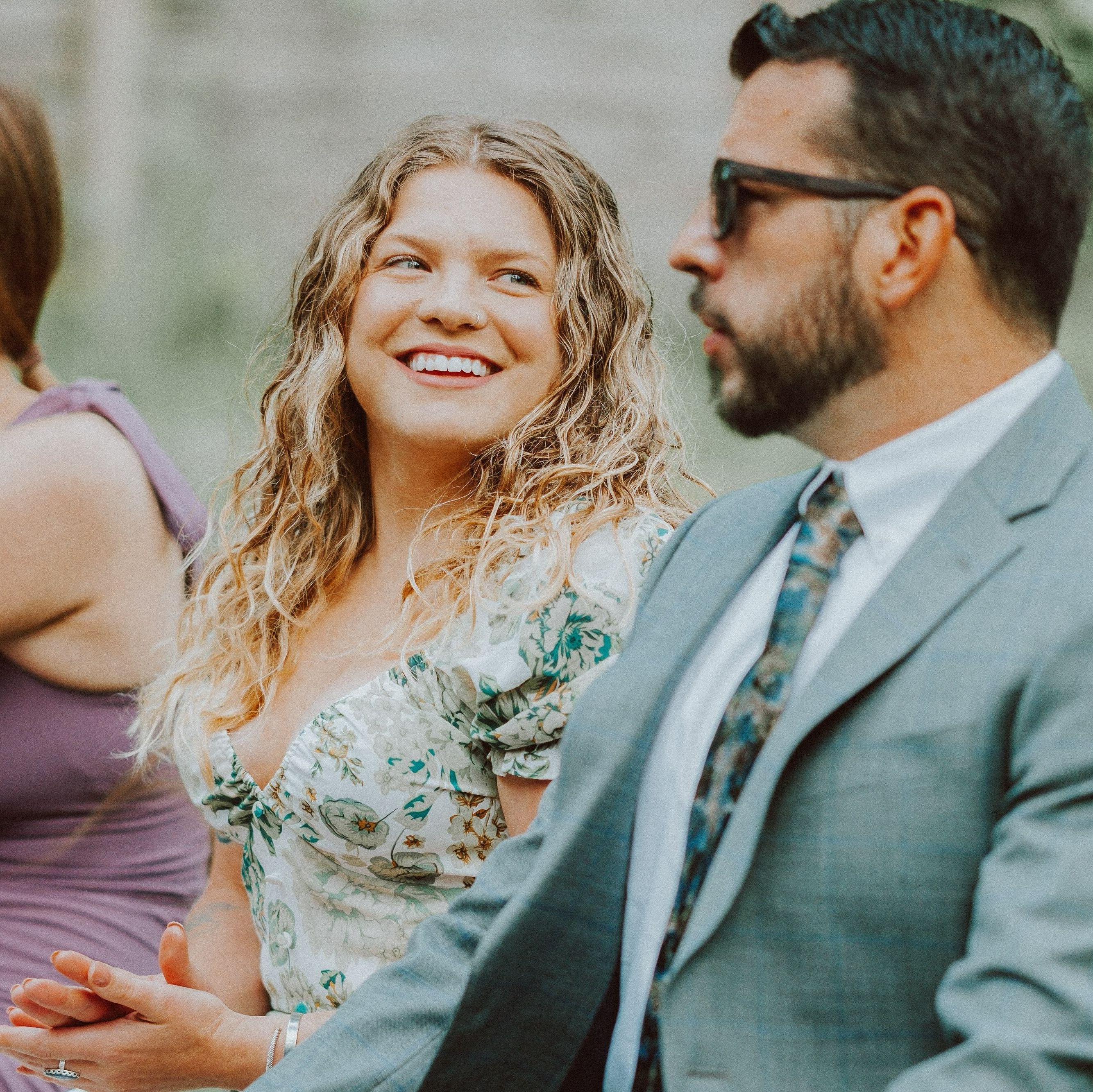 Another NY wedding from 2023, Cory's first time meeting "friends from home."