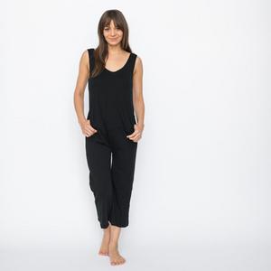 Pima Romper - Black Size XS