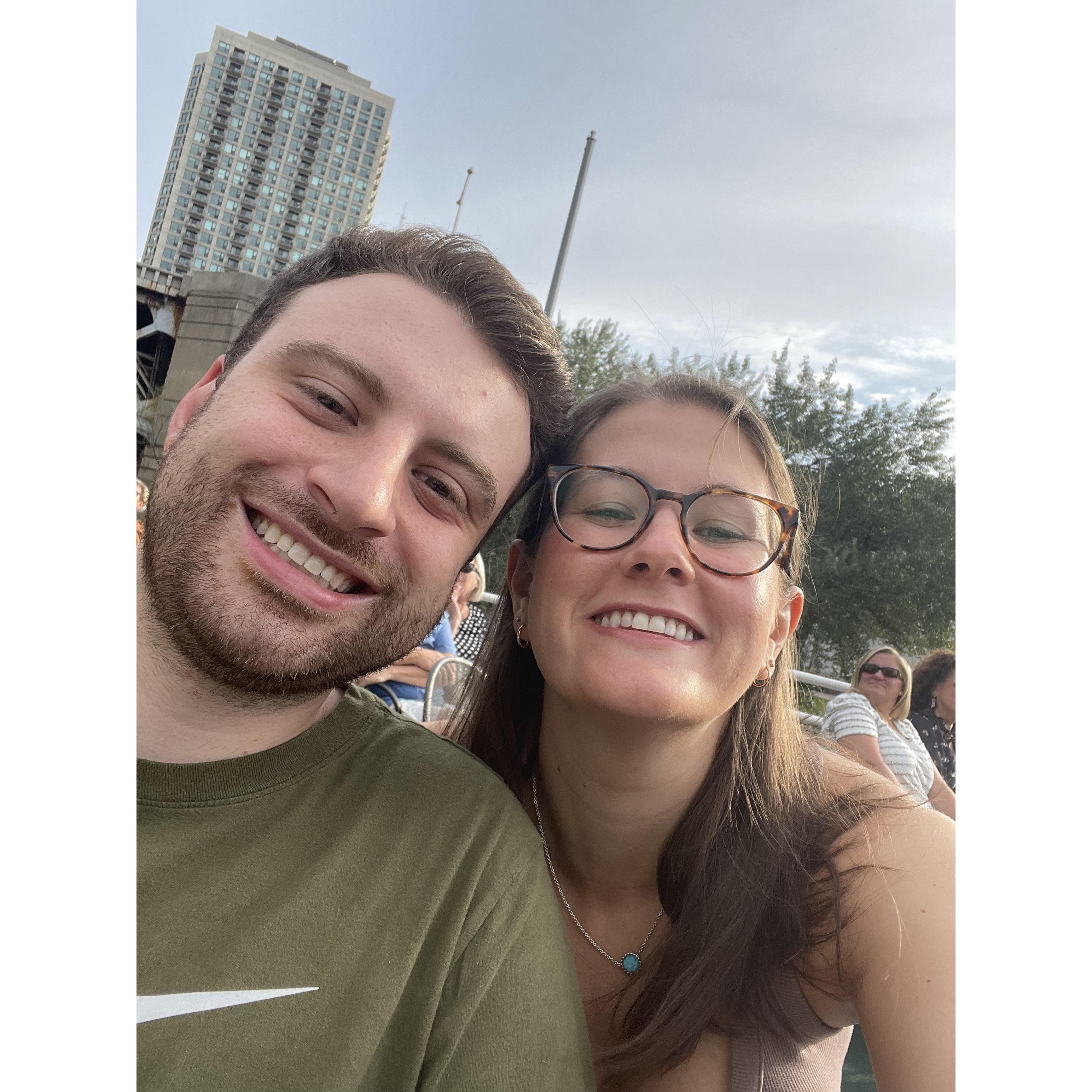 November 2023: Anthony moves Chicago for business school, and gives Natalie an excuse to visit (only during the warm months though).  Highly recommend the architecture boat tour!