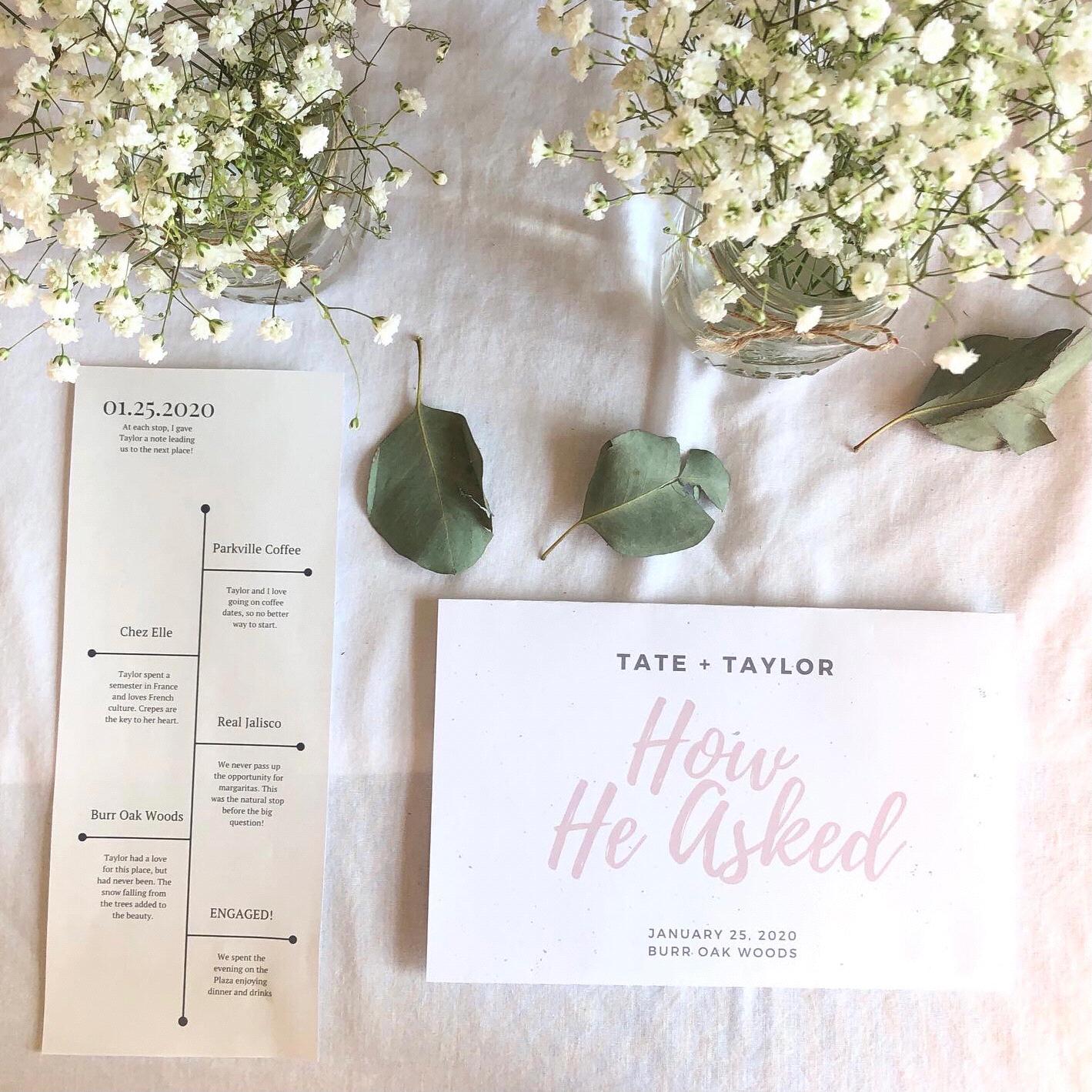 Details from our engagement party in Kansas City