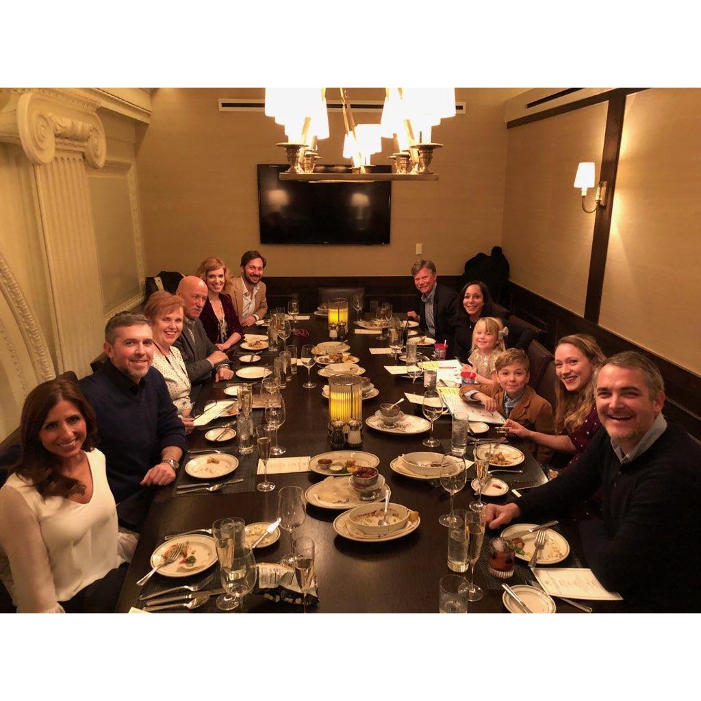 Jason, the most thoughtful guy ever, invited the families for a surprise engagement dinner! We look pretty well behaved in this picture, too.