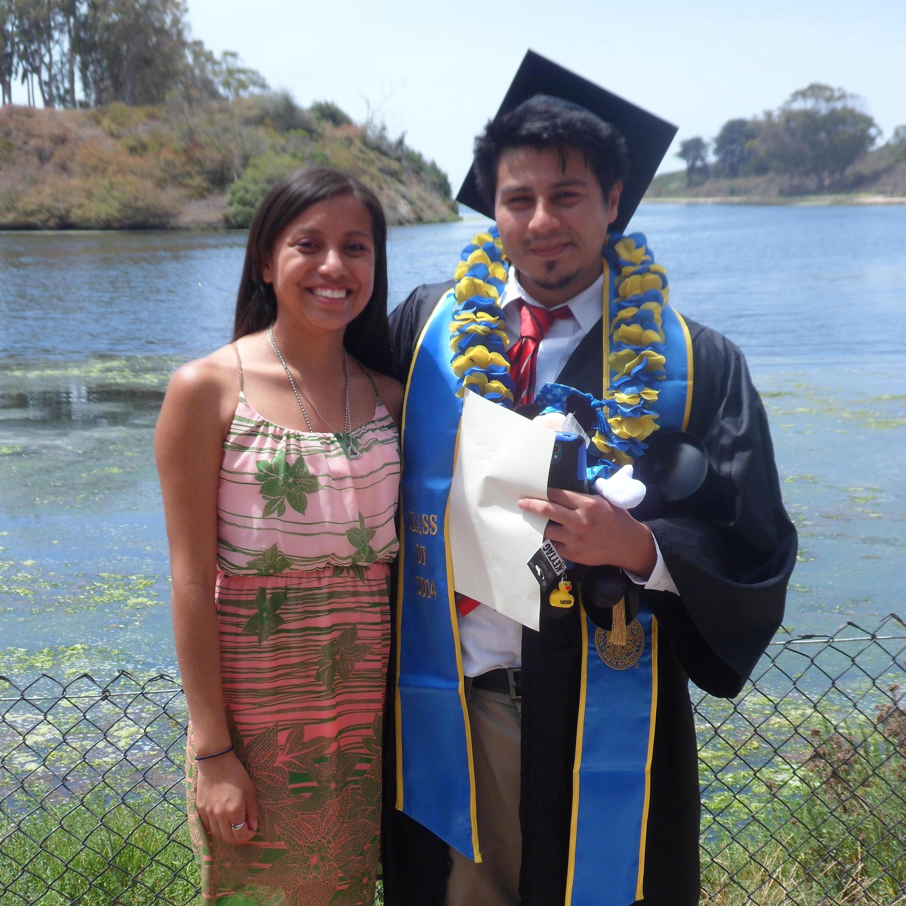 I am so proud of Ivan for attending UC Santa Barbara and being the first to graduate college out of his family! One of the best moments for me in our relationship. #UCSBC/O2014