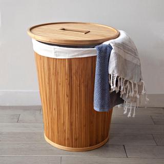 Woodford Bamboo Laundry Basket