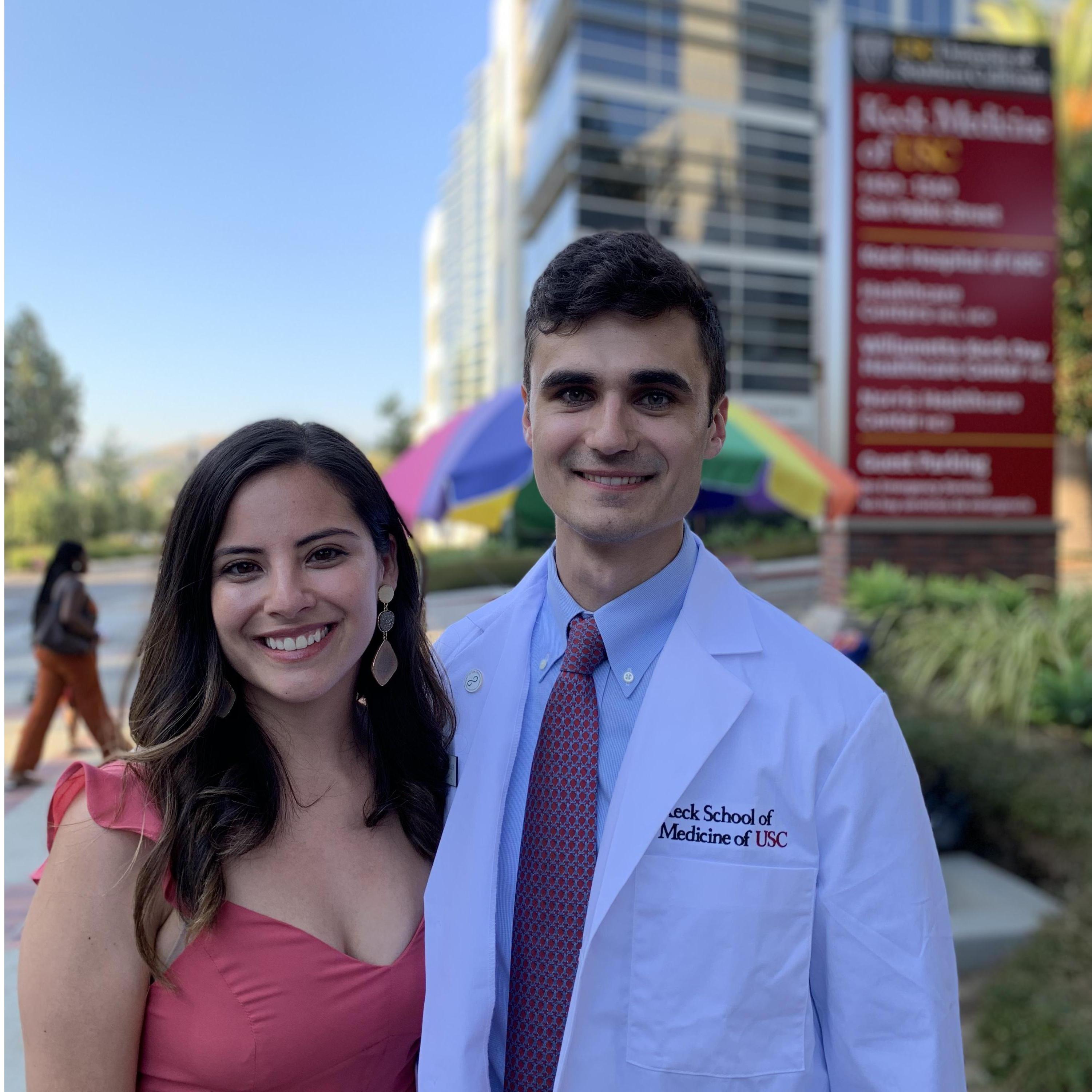 Guillaume's white coat ceremony!