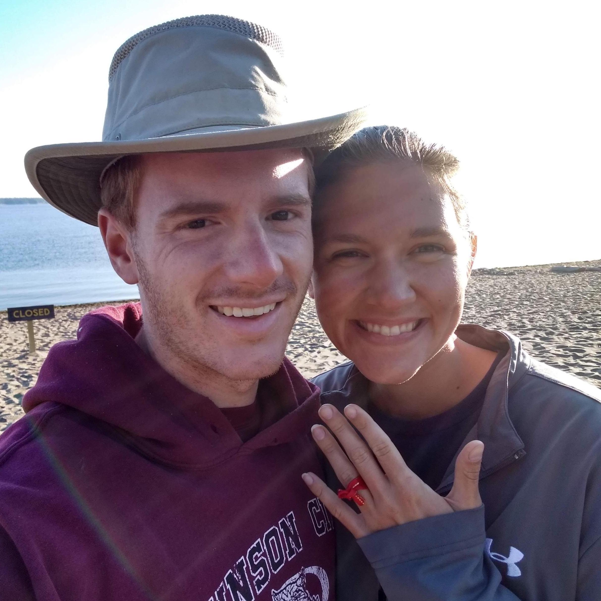 He proposed! Ausable Point Campground