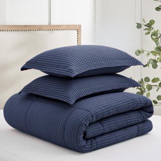 Mills Waffle 3-Piece Comforter Set