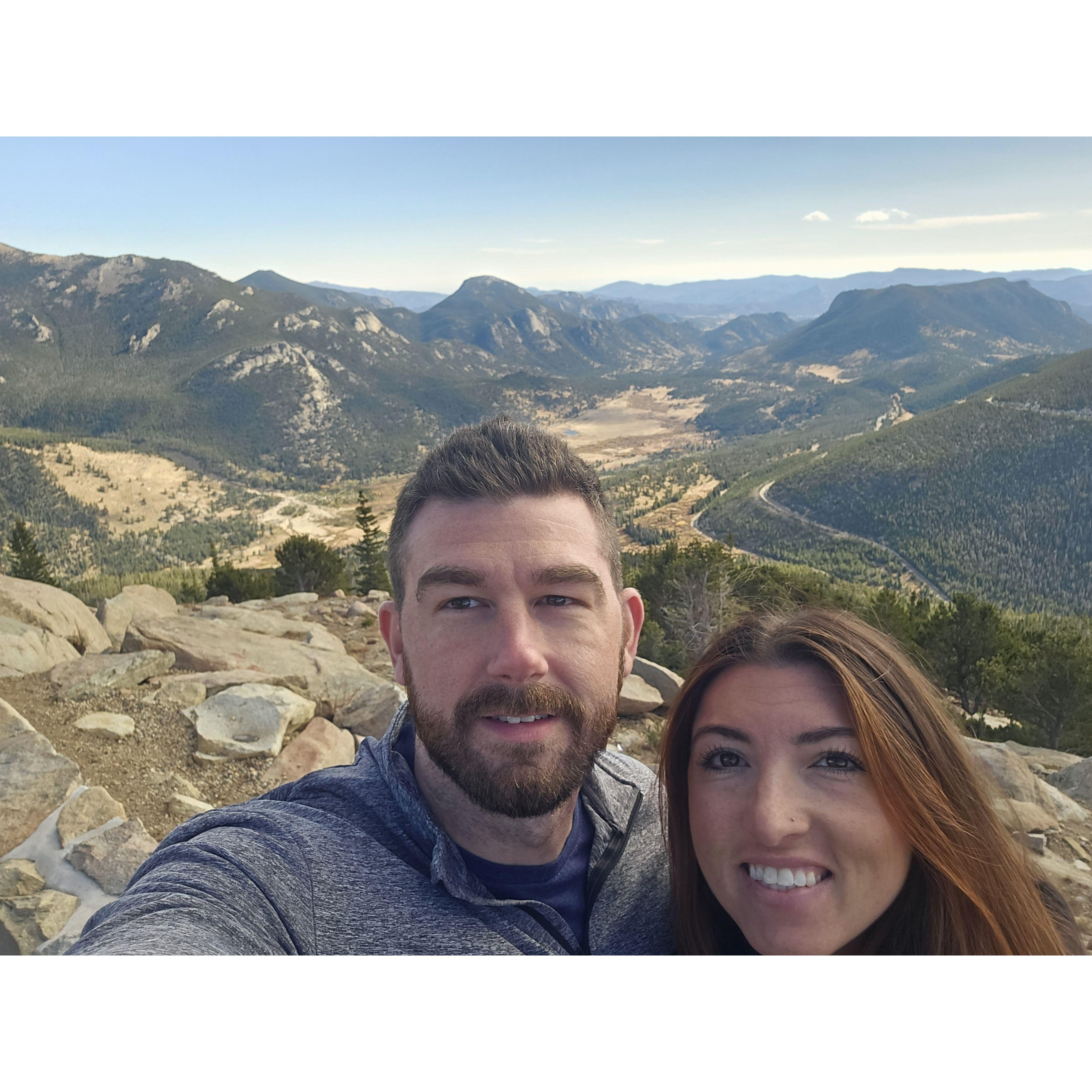 Top of Rainbow Road in Rocky Mountain National Park