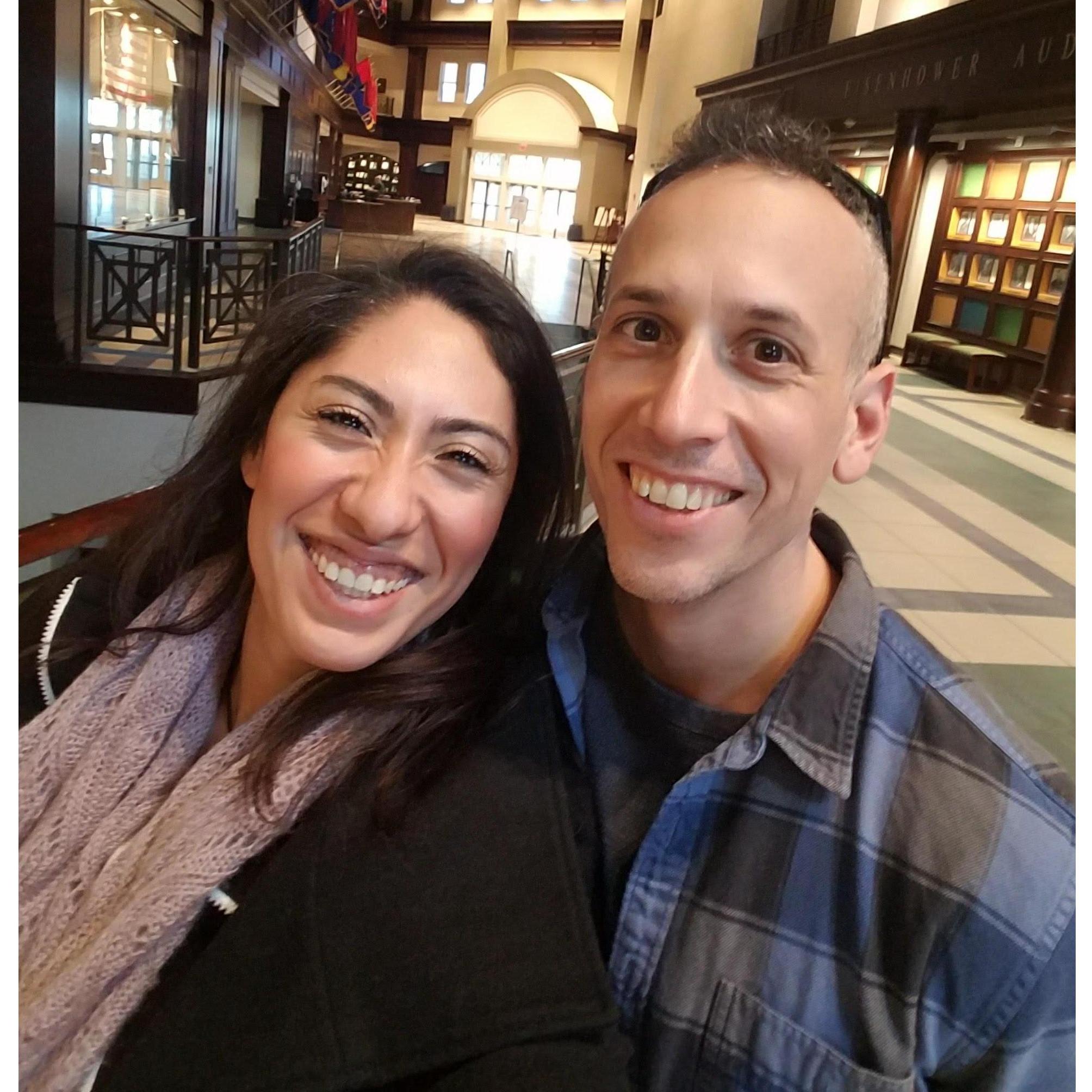 Visiting Fort Leavenworth with my love. He was so excited to show me around the military base and see all the history there.