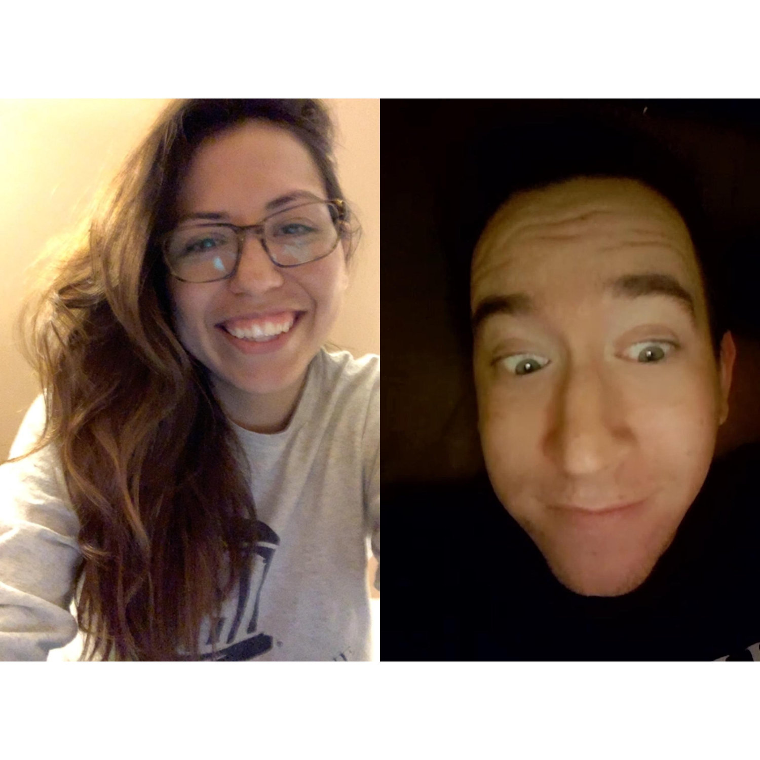 A typical evening for us on video chat!