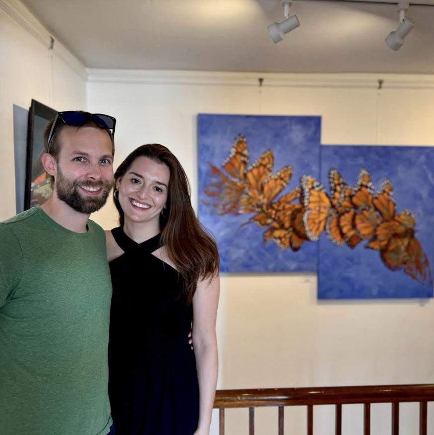 Hayley's painting on display at Salem Art Association