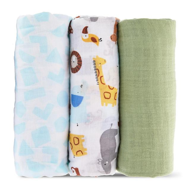 Parent's Choice Muslin Extra Large Swaddle 3-Pack
