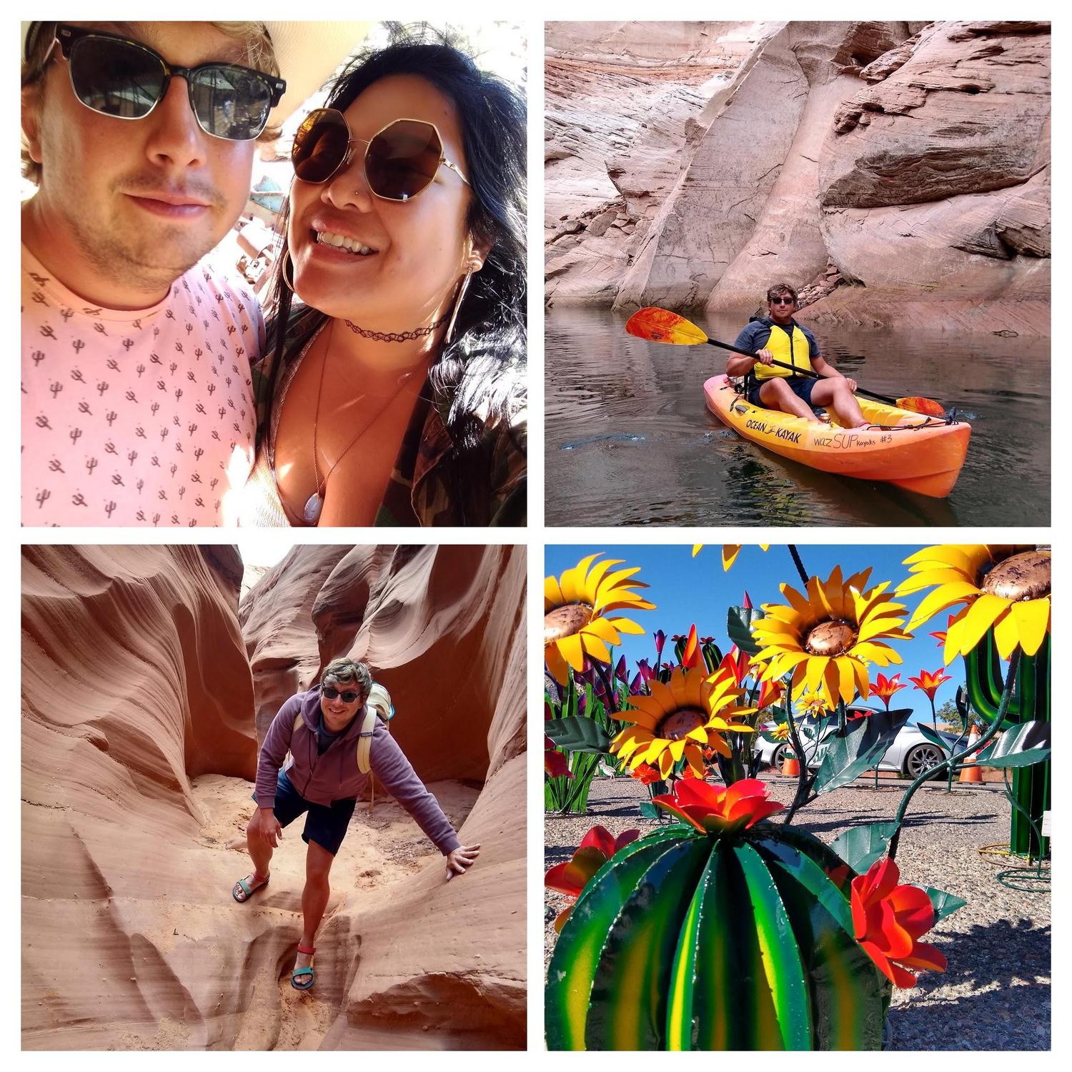 Adventuring to see the wonders of the Grand Canyon.