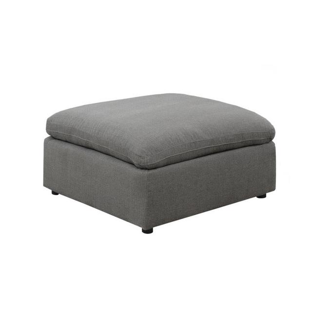 Shop Picket House Furnishings Picket House Furnishings Haven Modern Charcoal Ottoman