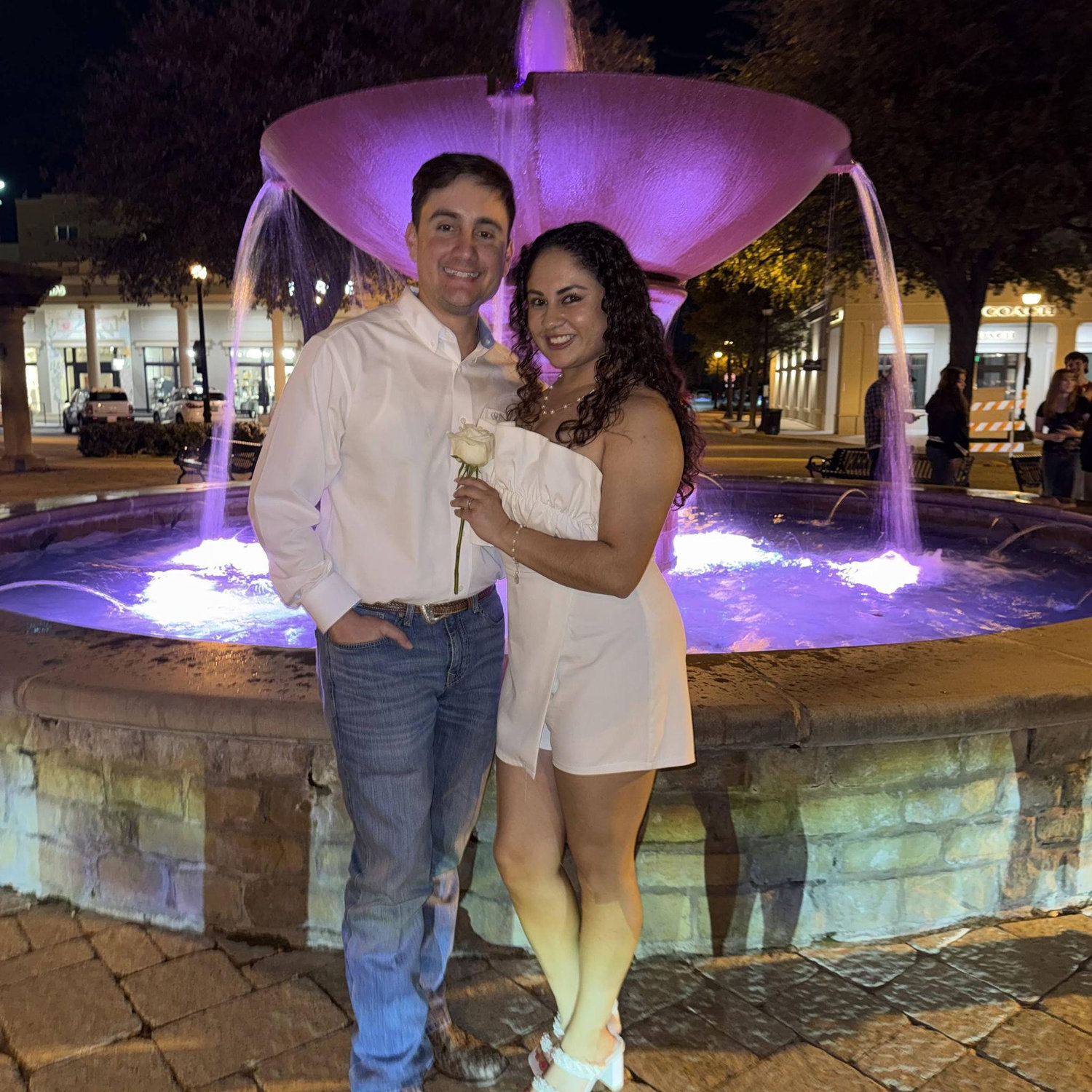 After our surprise engagement dinner