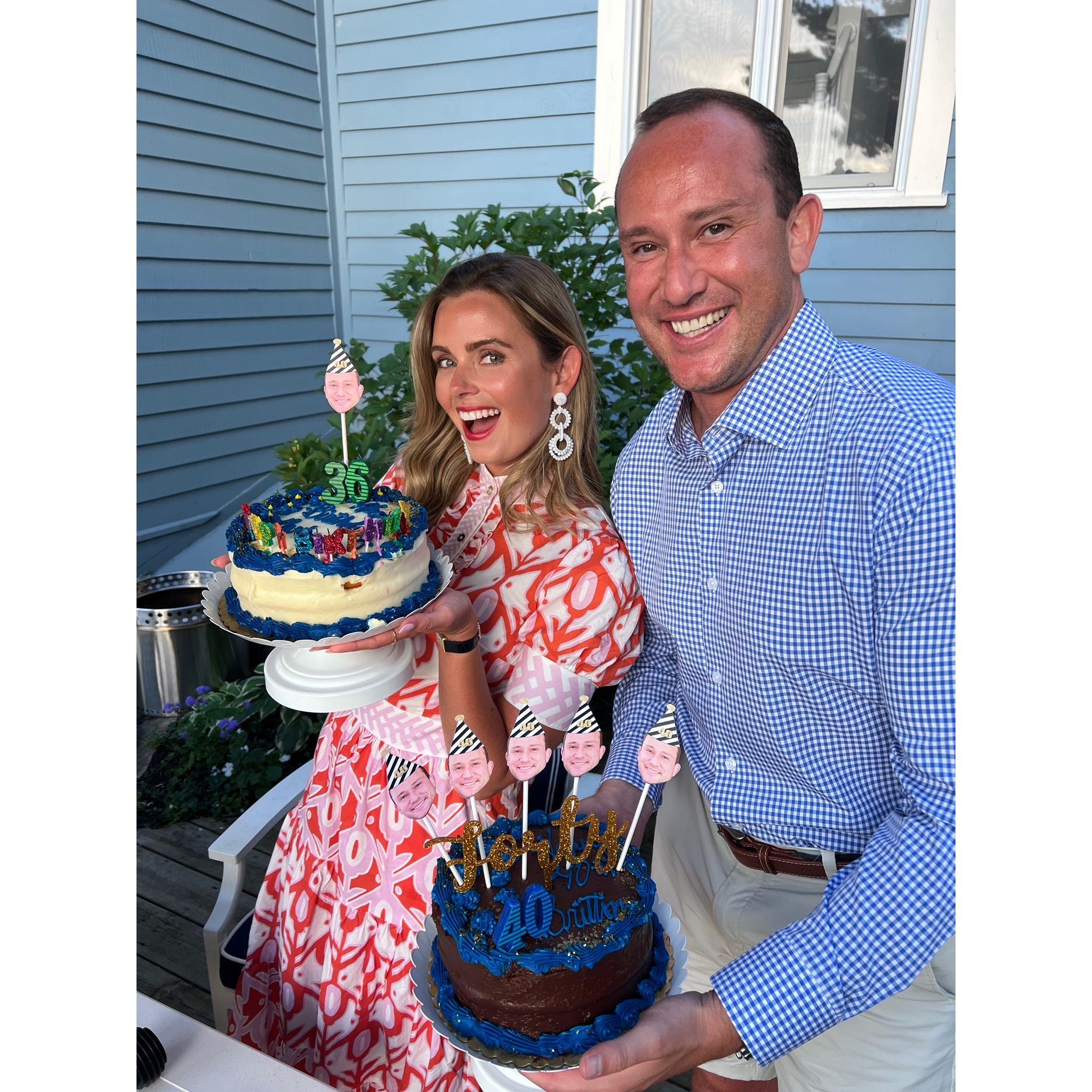 Britton's 40th (and Barbara's 36th)