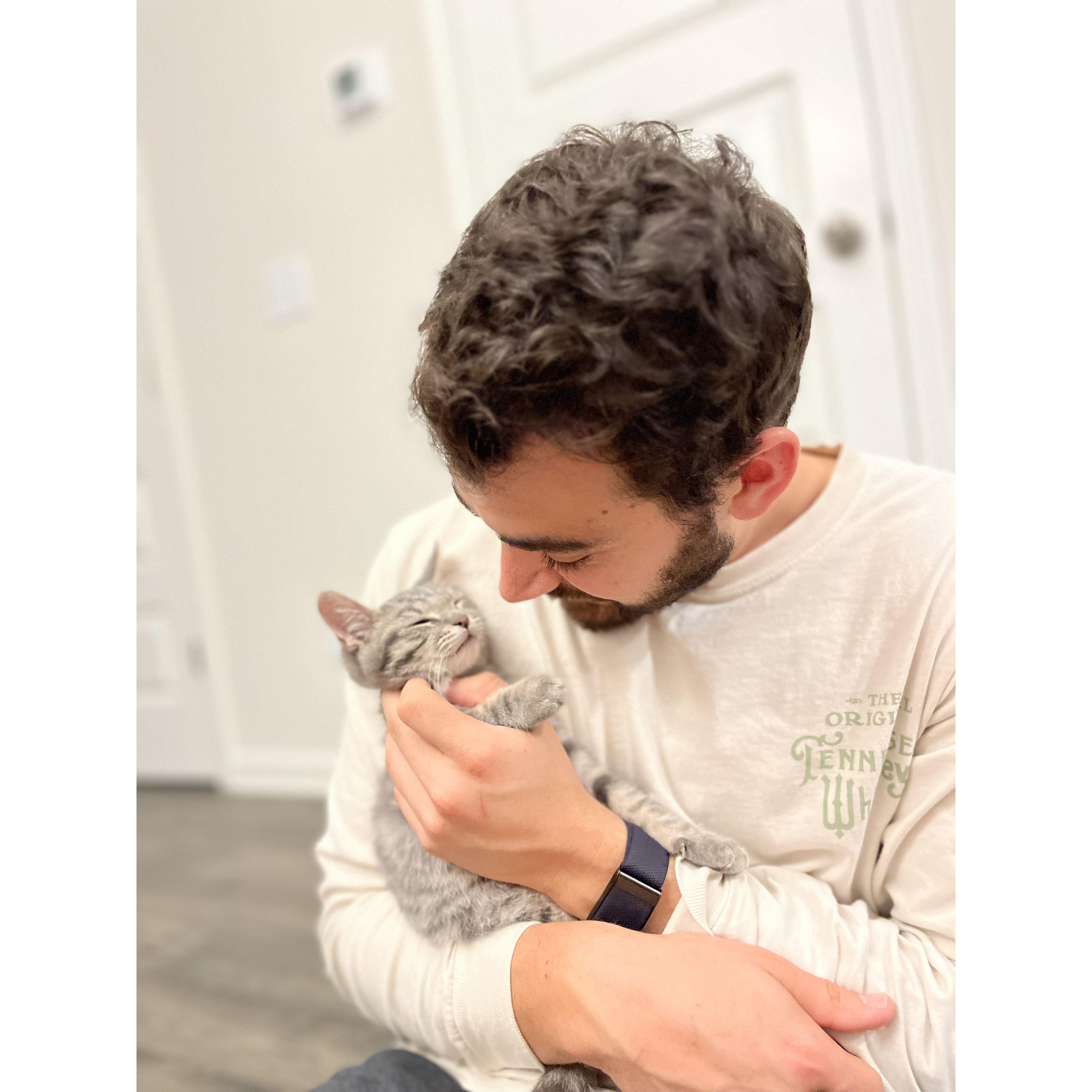 May 28, 2023 - We adopted Ollie, our second cat