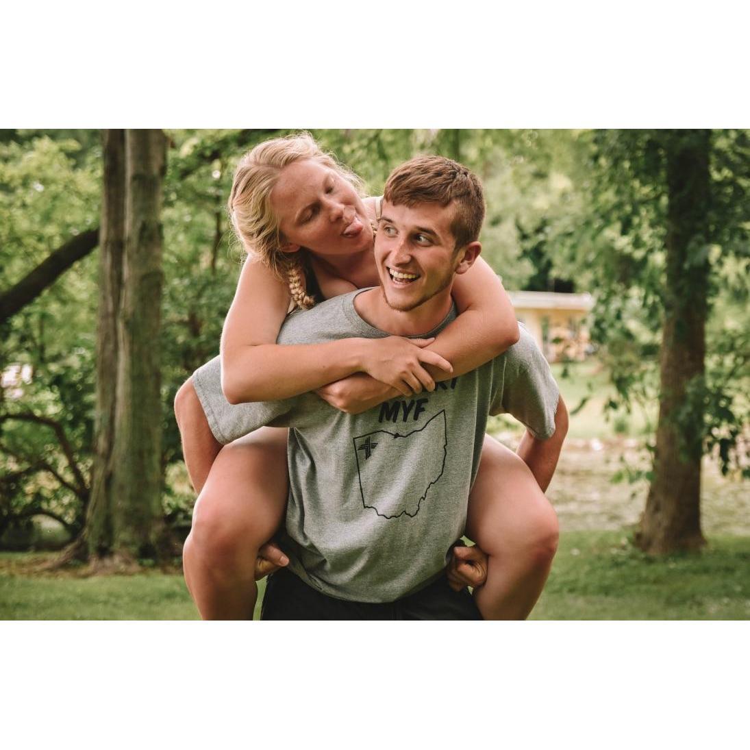 This picture was taken at the Fricke lake house over 4th of July the first summer they were dating.
