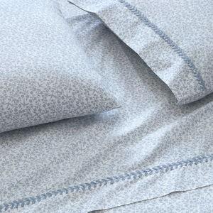 Micro-Print Organic-Cotton Percale Sheet Set | Garnet Hill