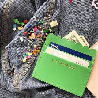 All for Tacos Scalloped Card Holder