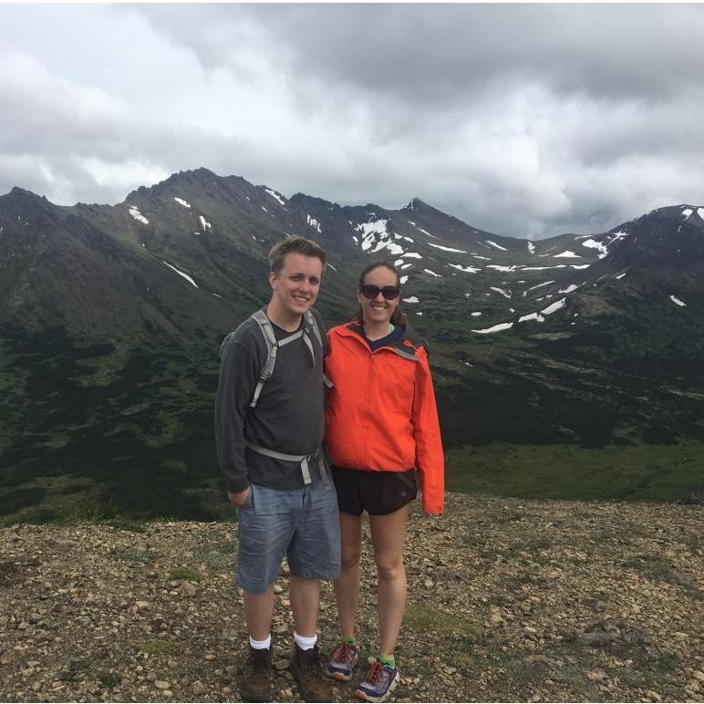 On top of Flattop, Anchorage's most popular hike (with good reason!)