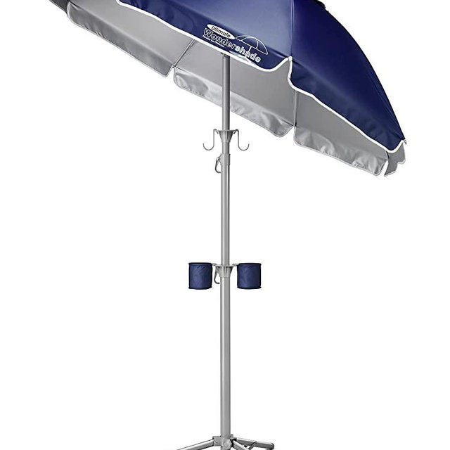 Wondershade Ultimate Portable Sun Shade Umbrella, Lightweight Adjustable Instant Sun Protection - Navy