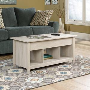 Sauder 419096 Edge Water Lift-Top Coffee Table, Chalked Chestnut Finish