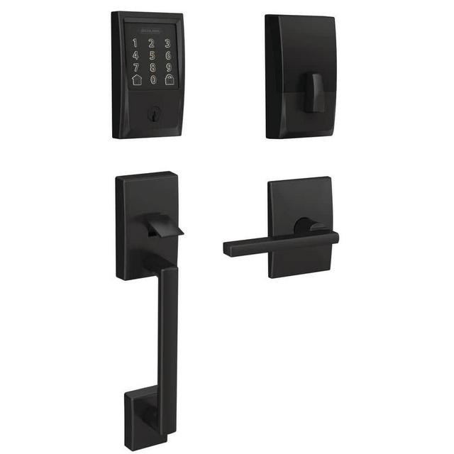 Smart Wifi Deadbolt Door Lock (Matte Black)