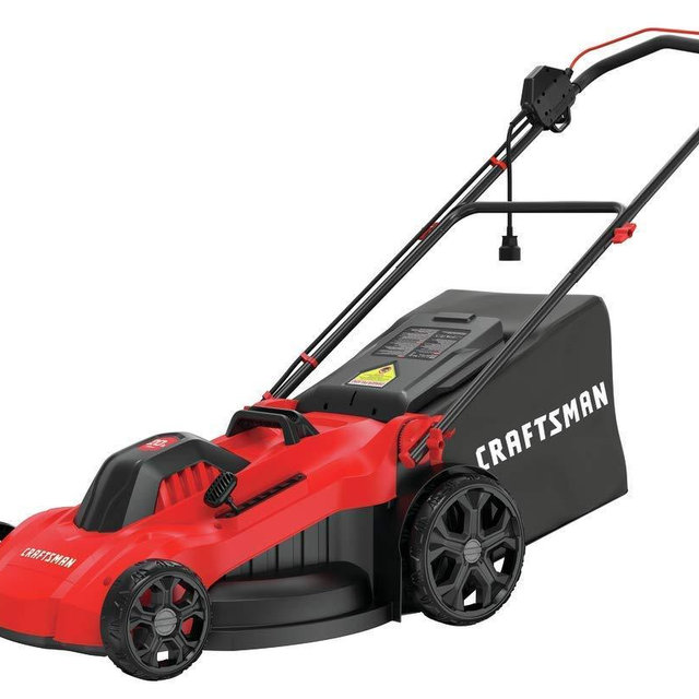 CRAFTSMAN Electric Lawn Mower, 20-Inch, Corded, 13-Ah (CMEMW213)