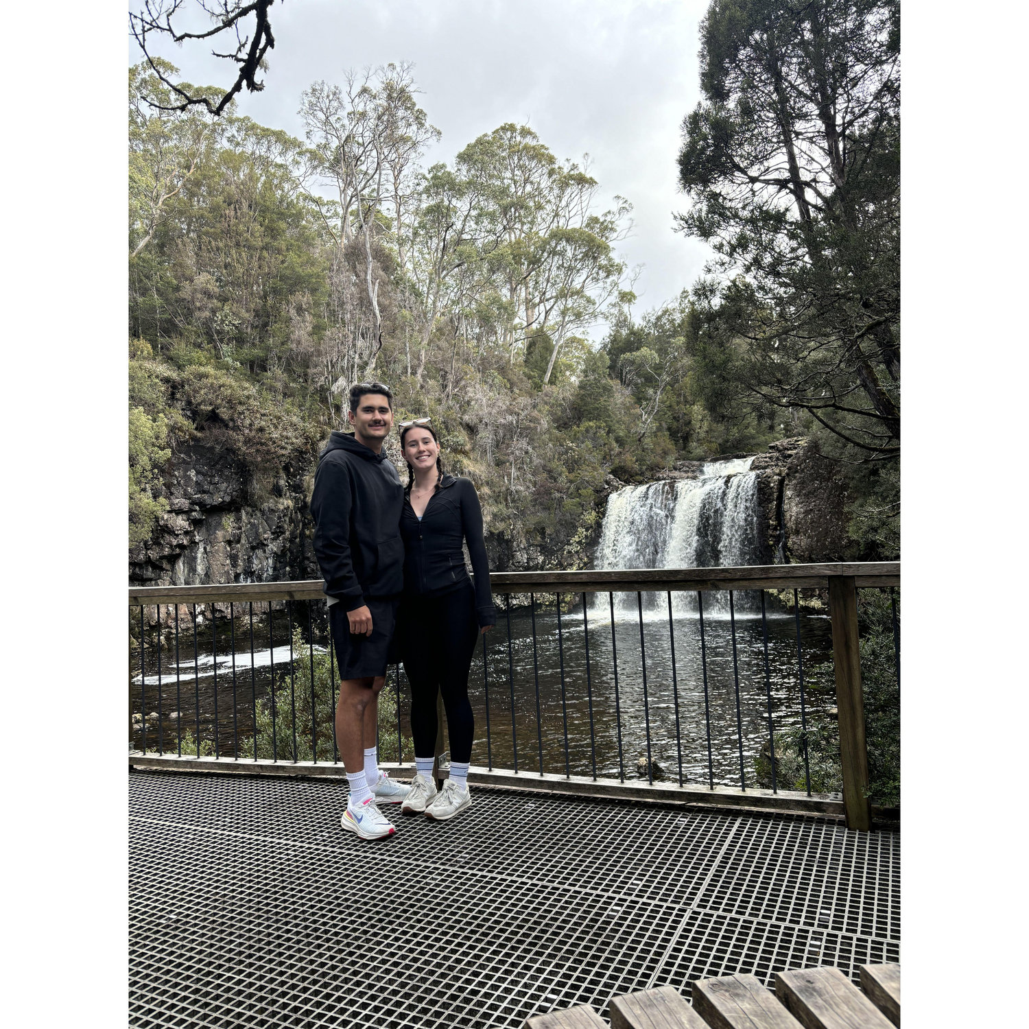 One of many waterfall adventures