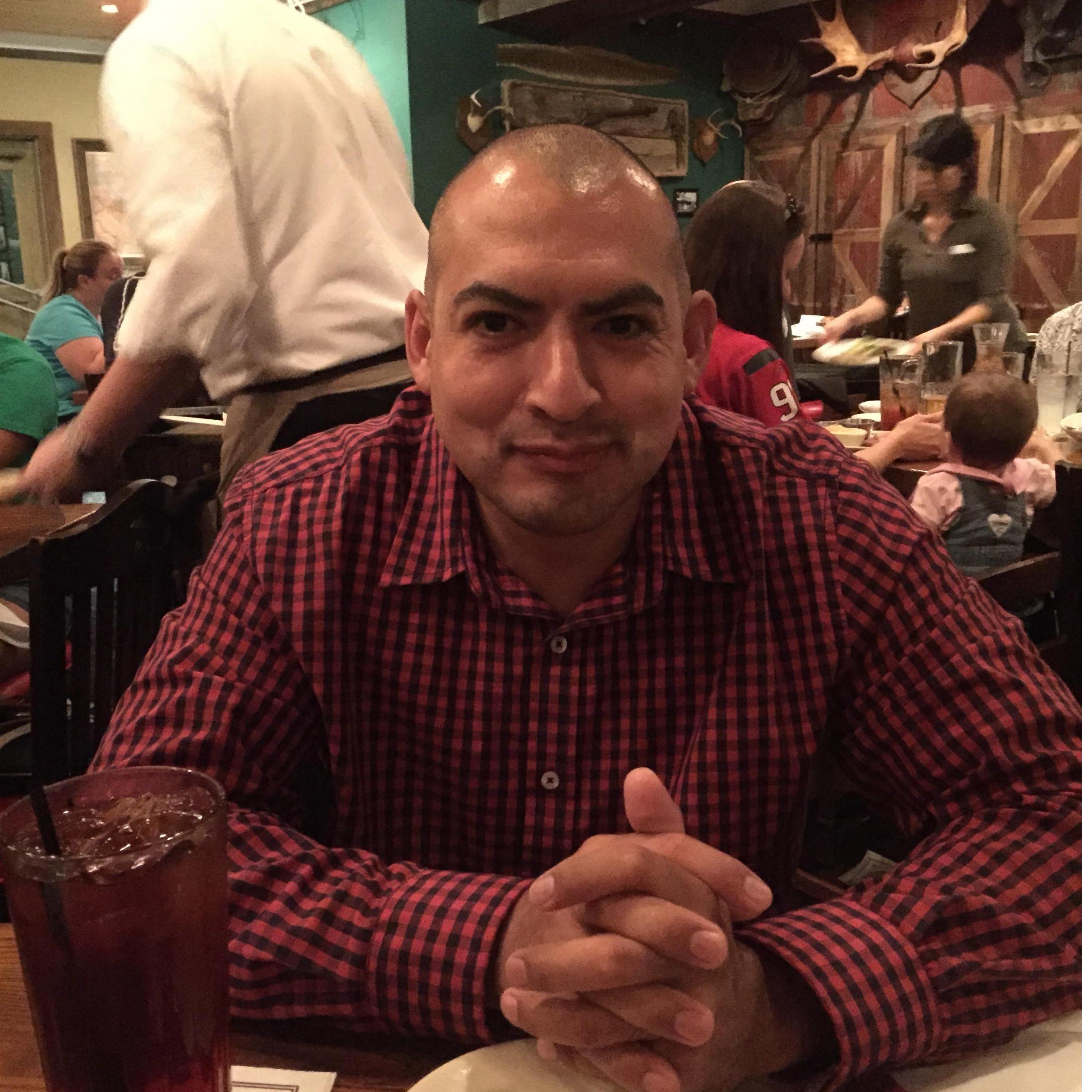 One of our first dates out at Saltgrass steakhouse. The groom loves to eat, especially steak, and doesn’t mind shoveling all food from his plate into his mouth in less than 15 minutes.