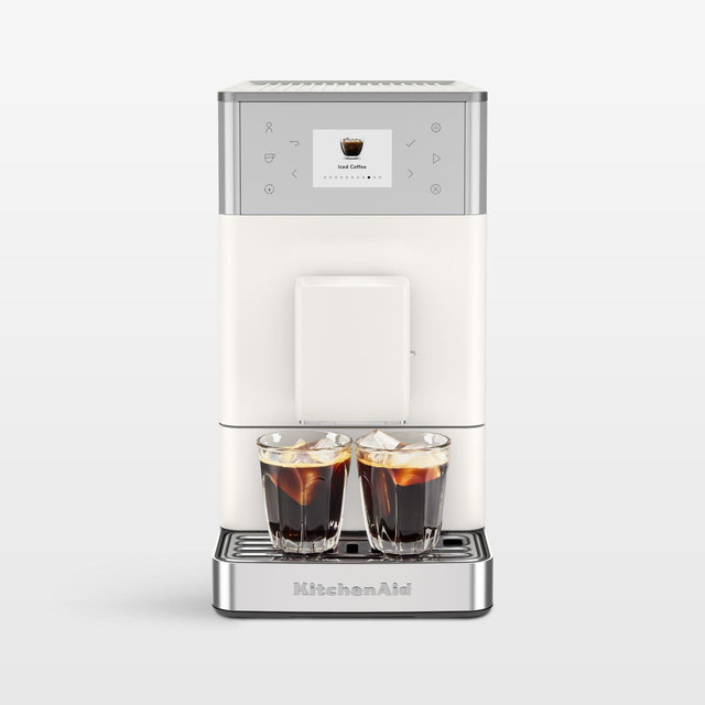 KitchenAid ® KF3 Fully Automatic Espresso Machine in Porcelain White