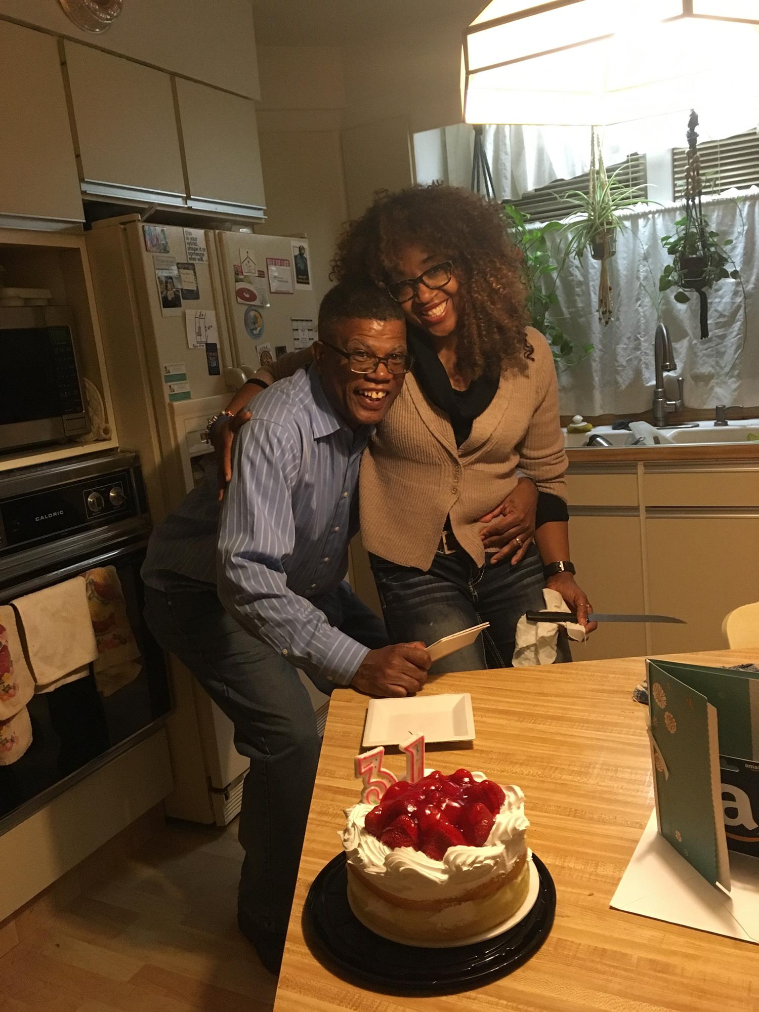 Mom and Ron throwing me a surprise birthday party ❤️❤️