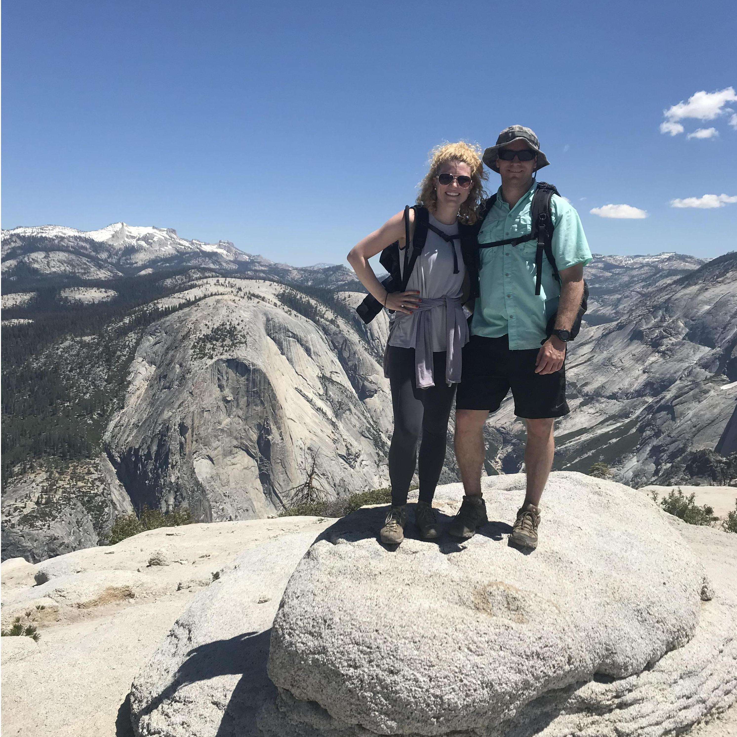July 2018 Our first big hiking trip to Yosemite National Park