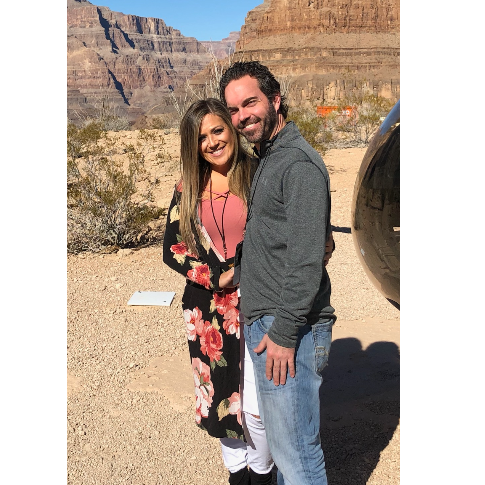 flying into the Grand Canyon was one of our many adventures together