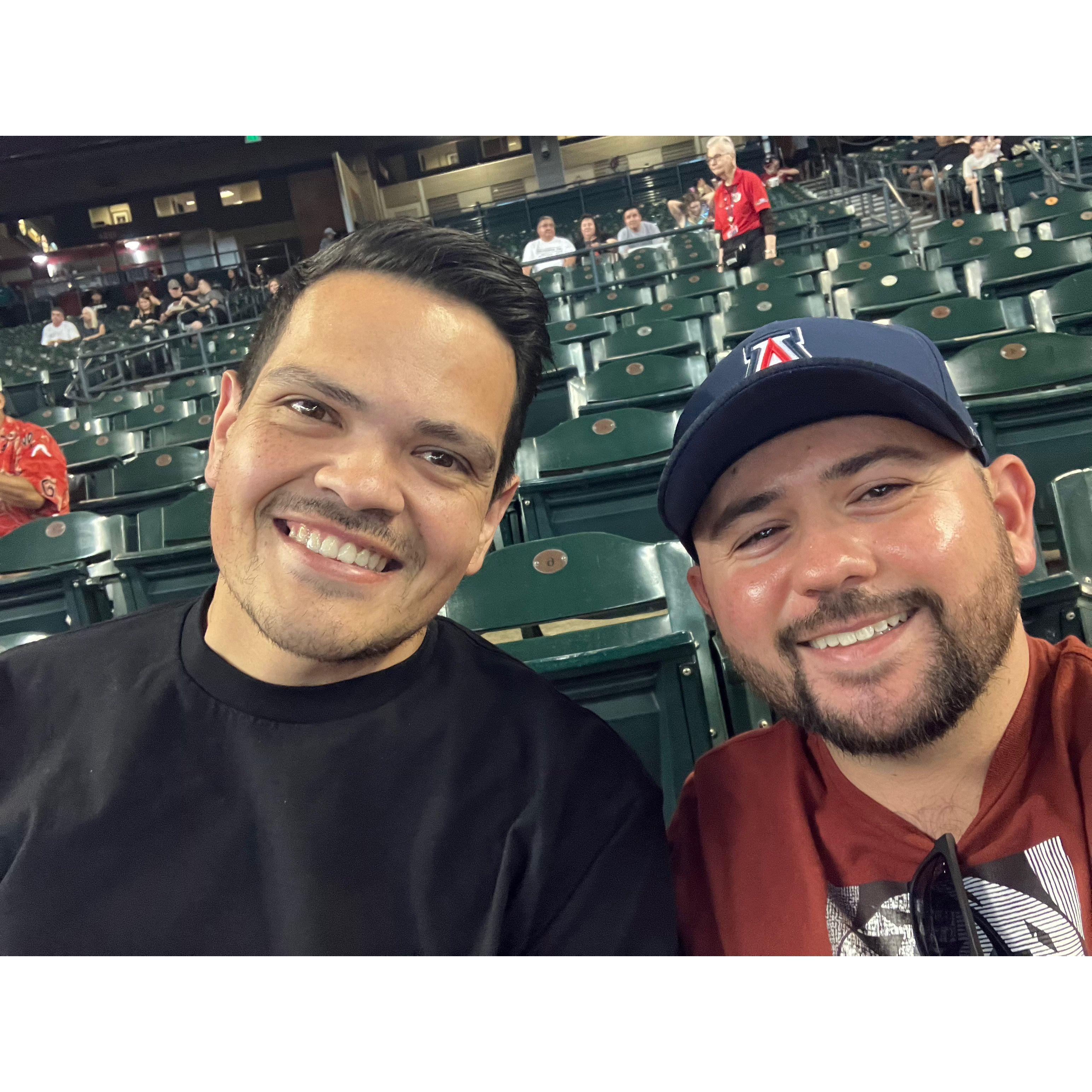 DBacks Pride Night - the day we made it official! 6/17/23