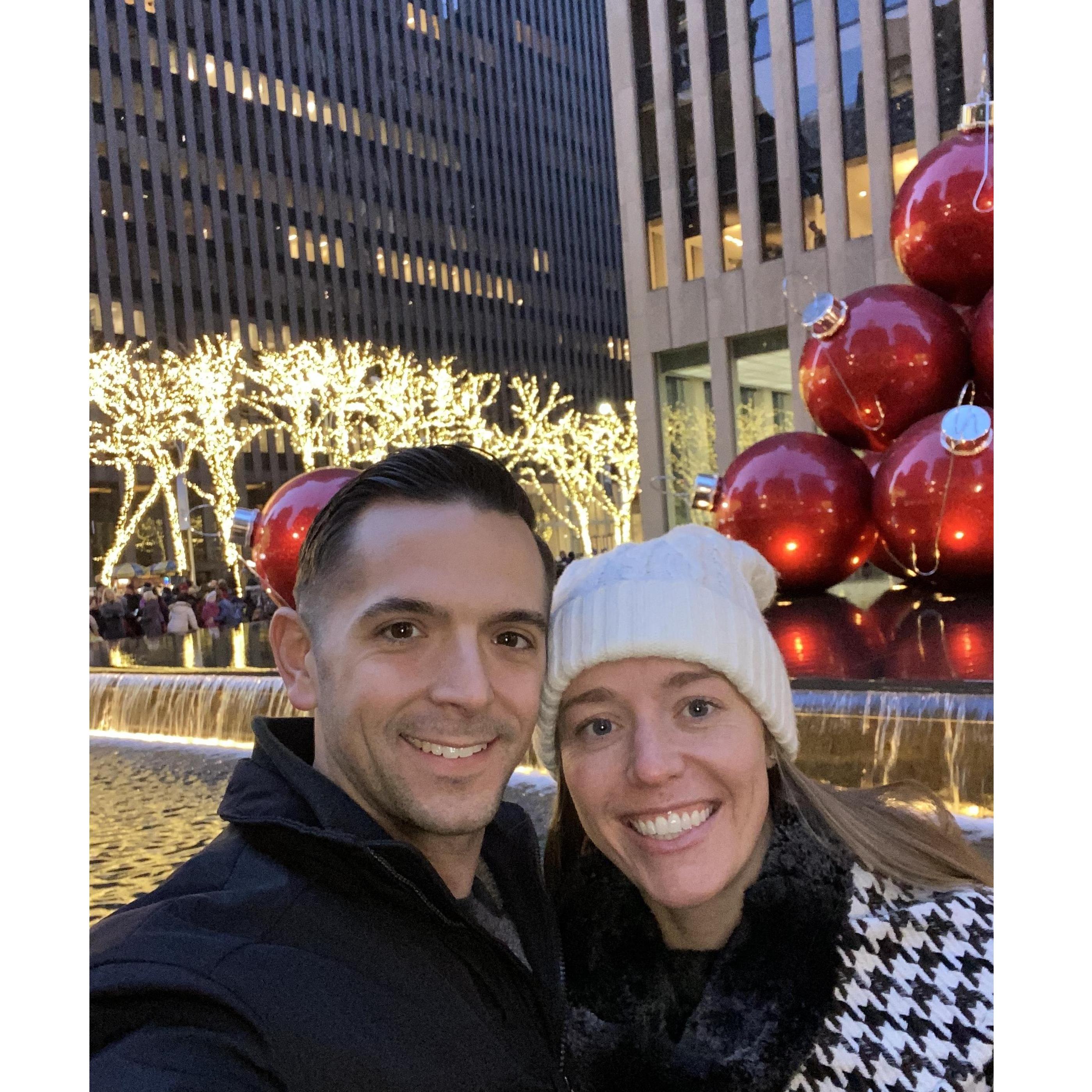 In NYC, where Scott first said, "I love you."