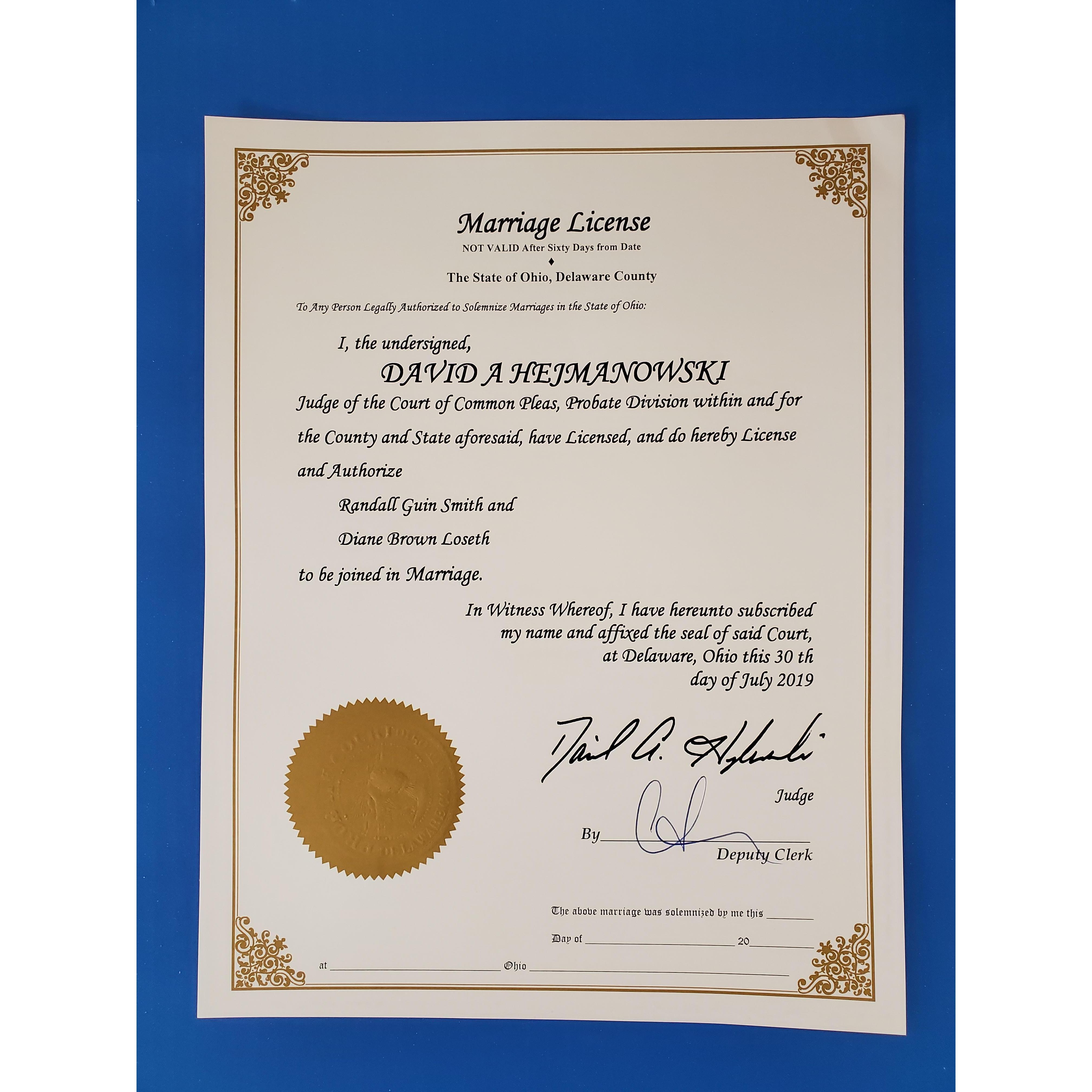 Looks pretty official!   32 days to go and per probate court 60 days to bail out!  July 30th 2019