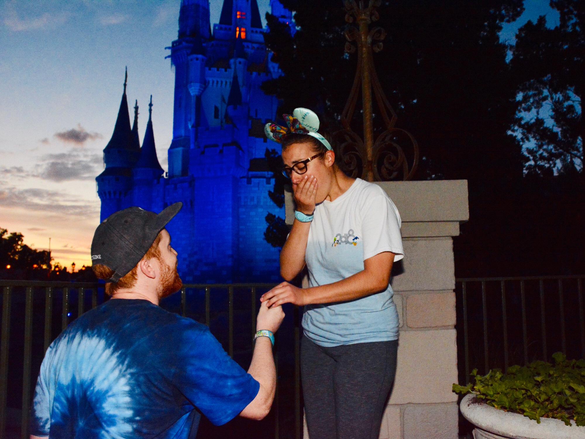 It's hard to beat a trip to Disney World - but being asked to be Chris wife definitely beat out anyone else's trip that day!