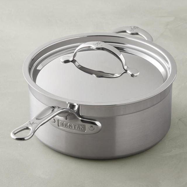 Hestan ProBond Stainless-Steel Covered Saucepan, 4-Qt.
