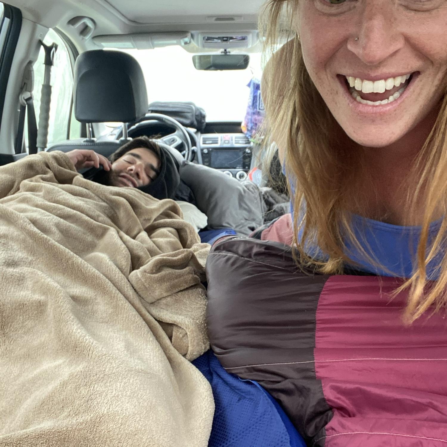 Our first Telluride road trip car camp plot twist.
