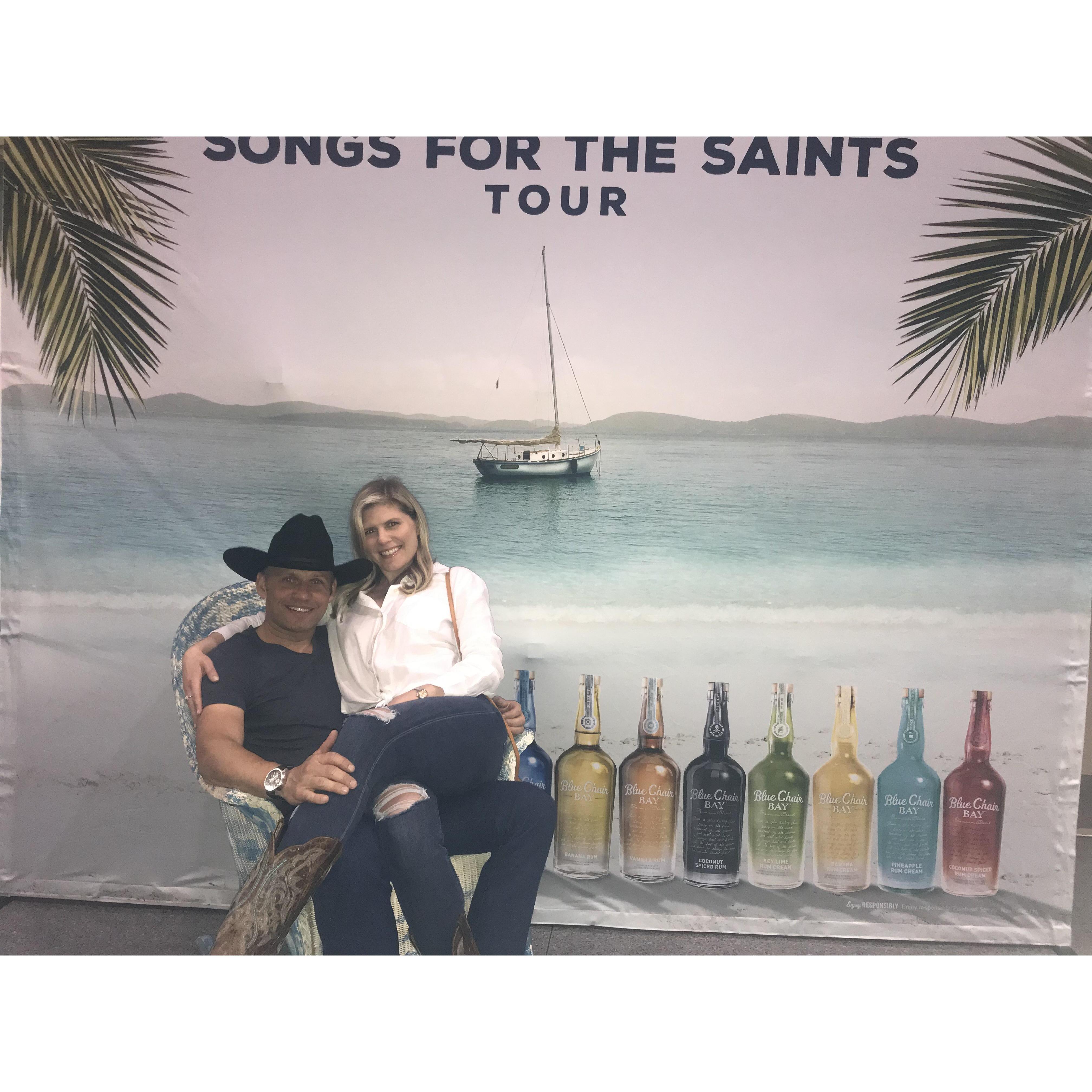 Our first Kenny Chesney concert!