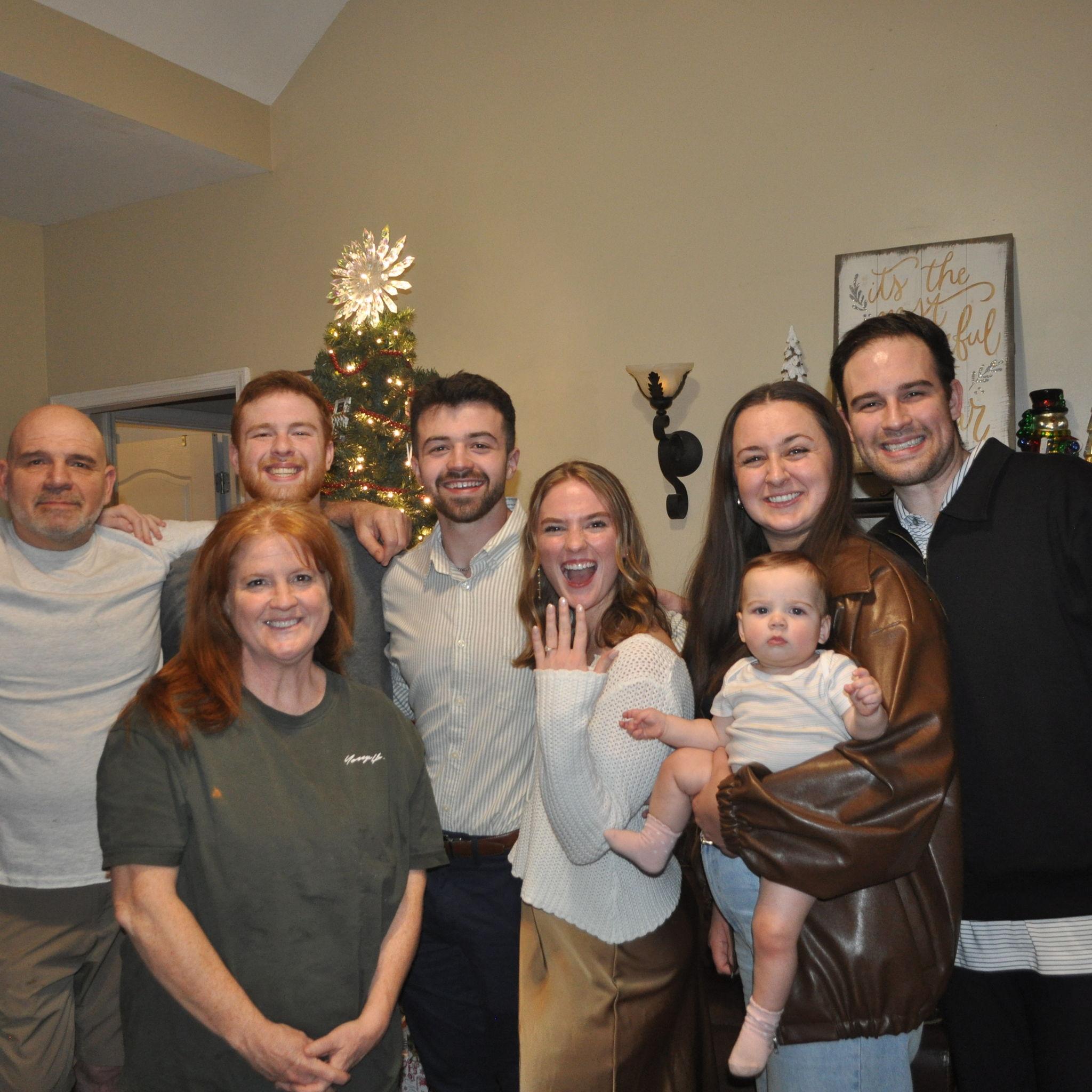 Engagement night & the fam