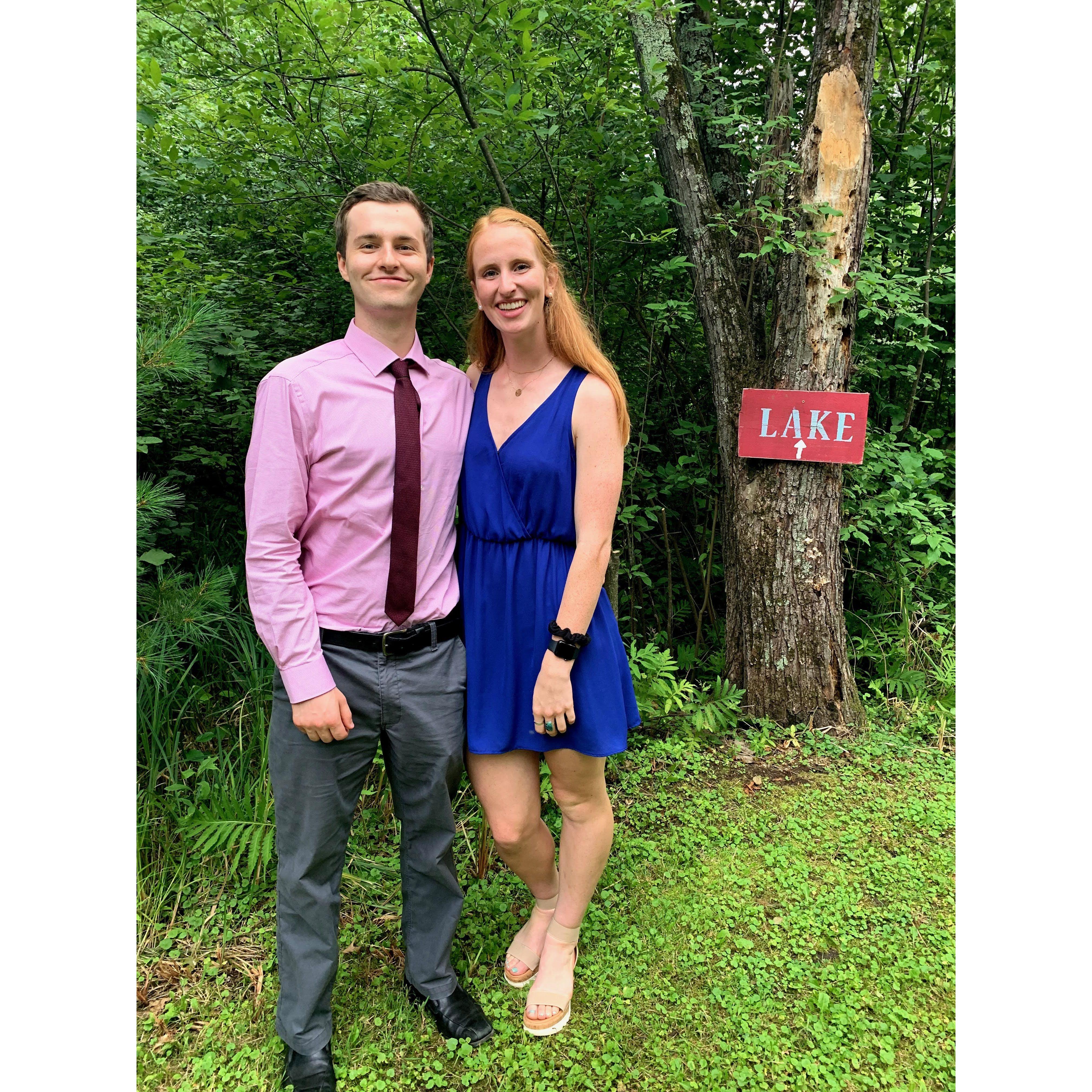 Alex's paramedic friend's wedding in northern Minnesota