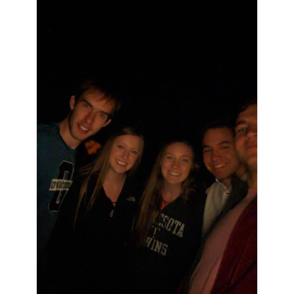 Sally's graduation bonfire was so fun!
