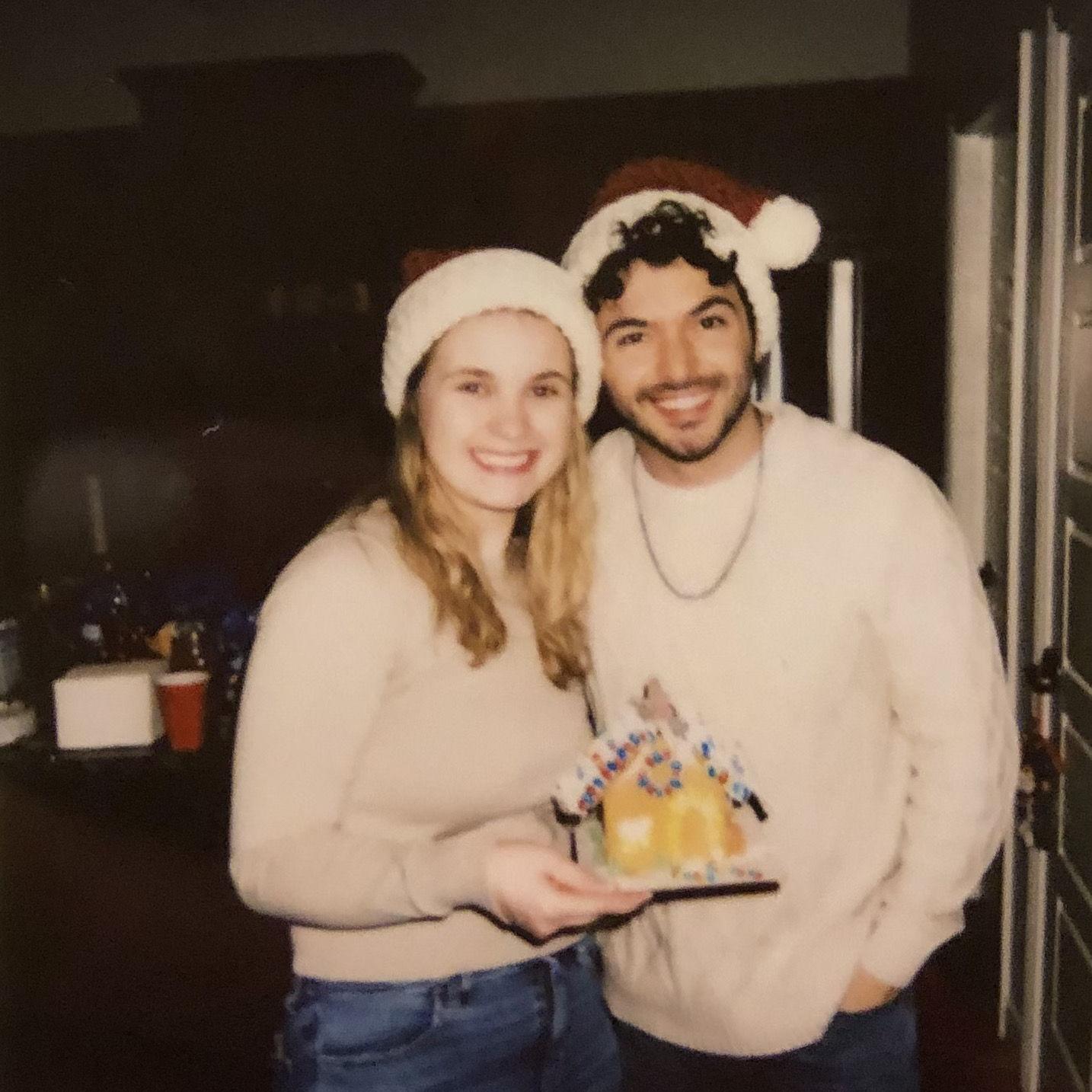 We won the ginger bread house competition at our young adults Christmas party through church!!
