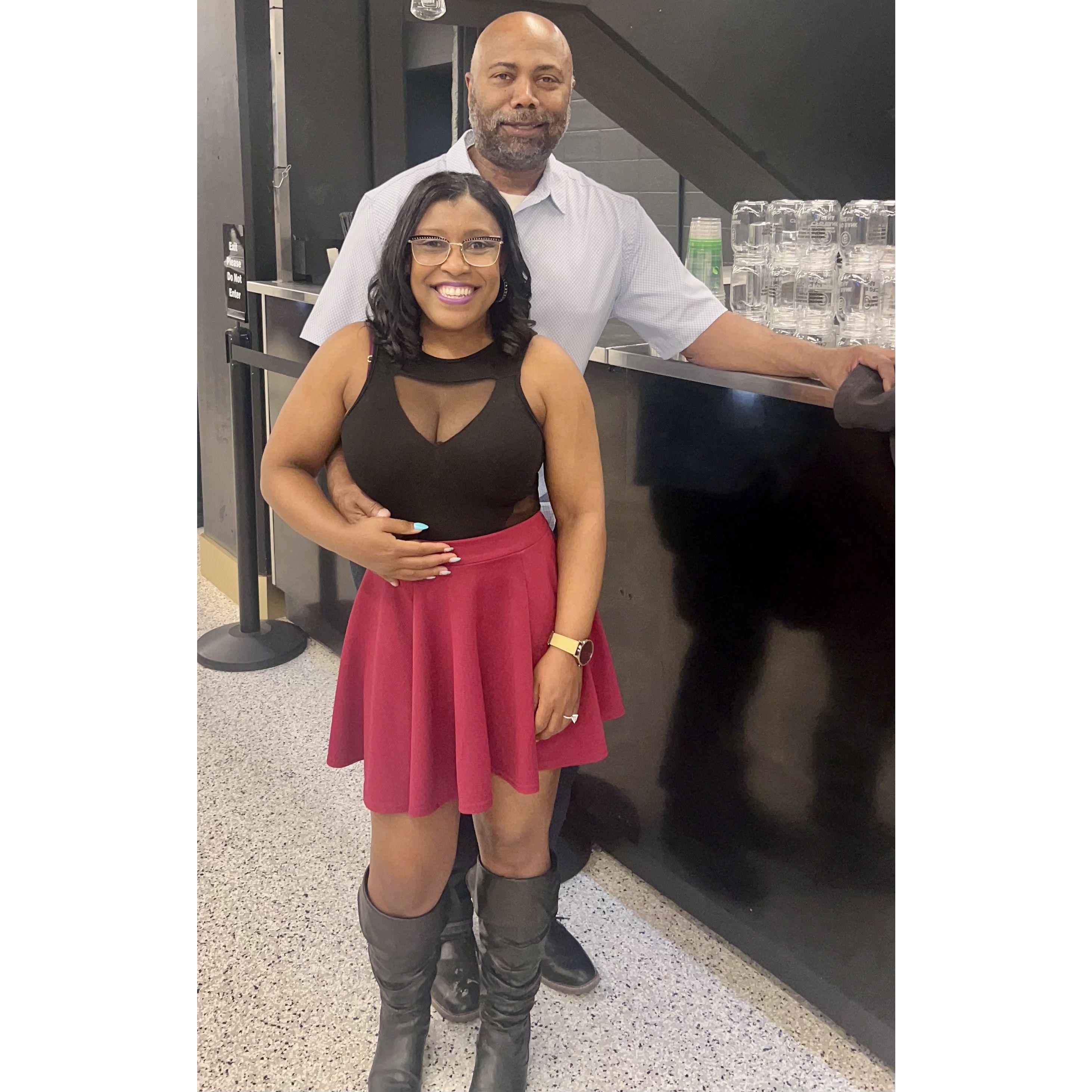 At the Mary J. Blige Concert