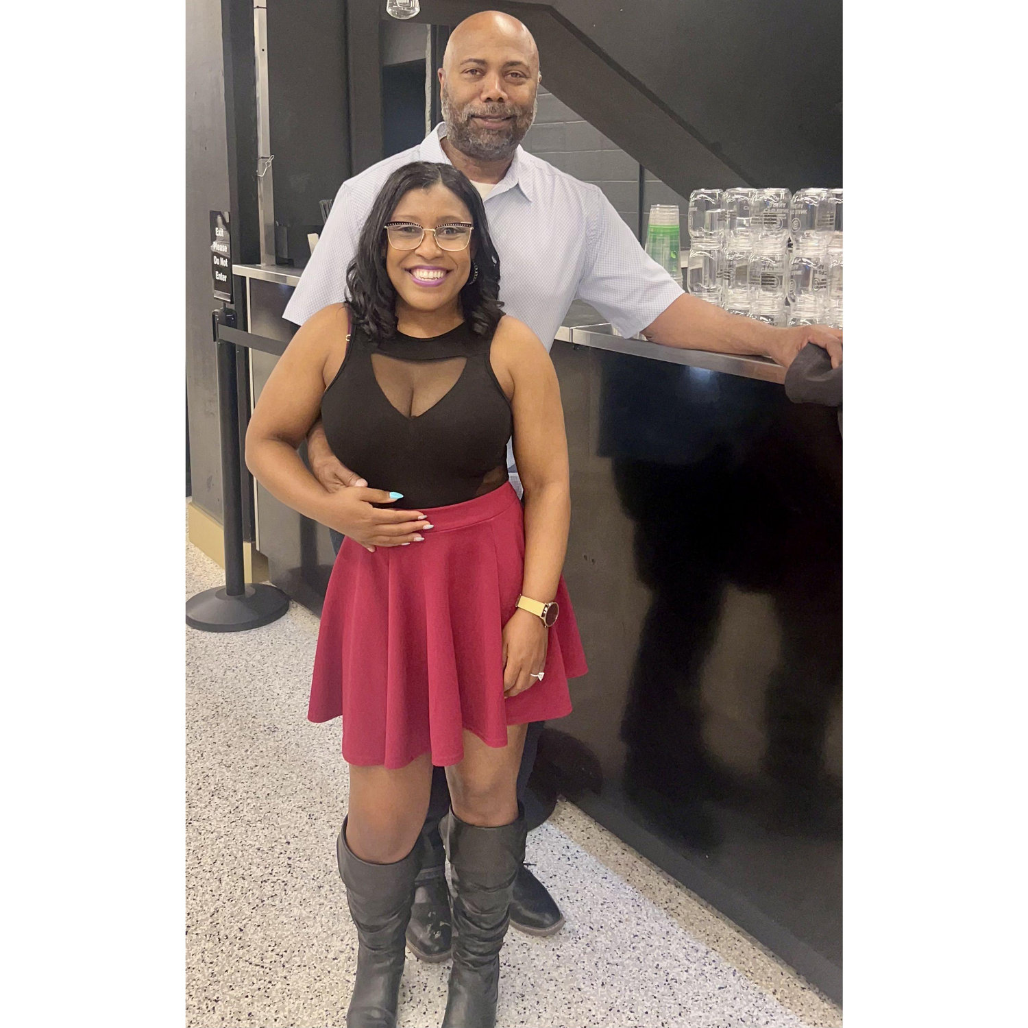 At the Mary J. Blige Concert