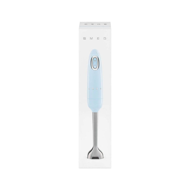 Smeg Hand Blender With Champagne Giftbox, Pastel Blue