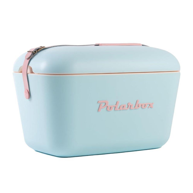 Retro Beach Cooler Vintage Picnic Lunch Box Bag Portable Cooler Travel Camping Hiking 90s Style Ice Chest