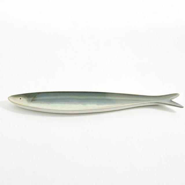 Anchovy Stoneware Olive Boat - Blue